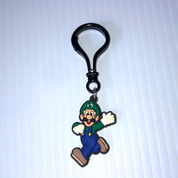 MARIO BROS Backpack Lunchbox Purse Charm Luigi Koopa Troopa Question Mark Trio - Picture 10 of 11